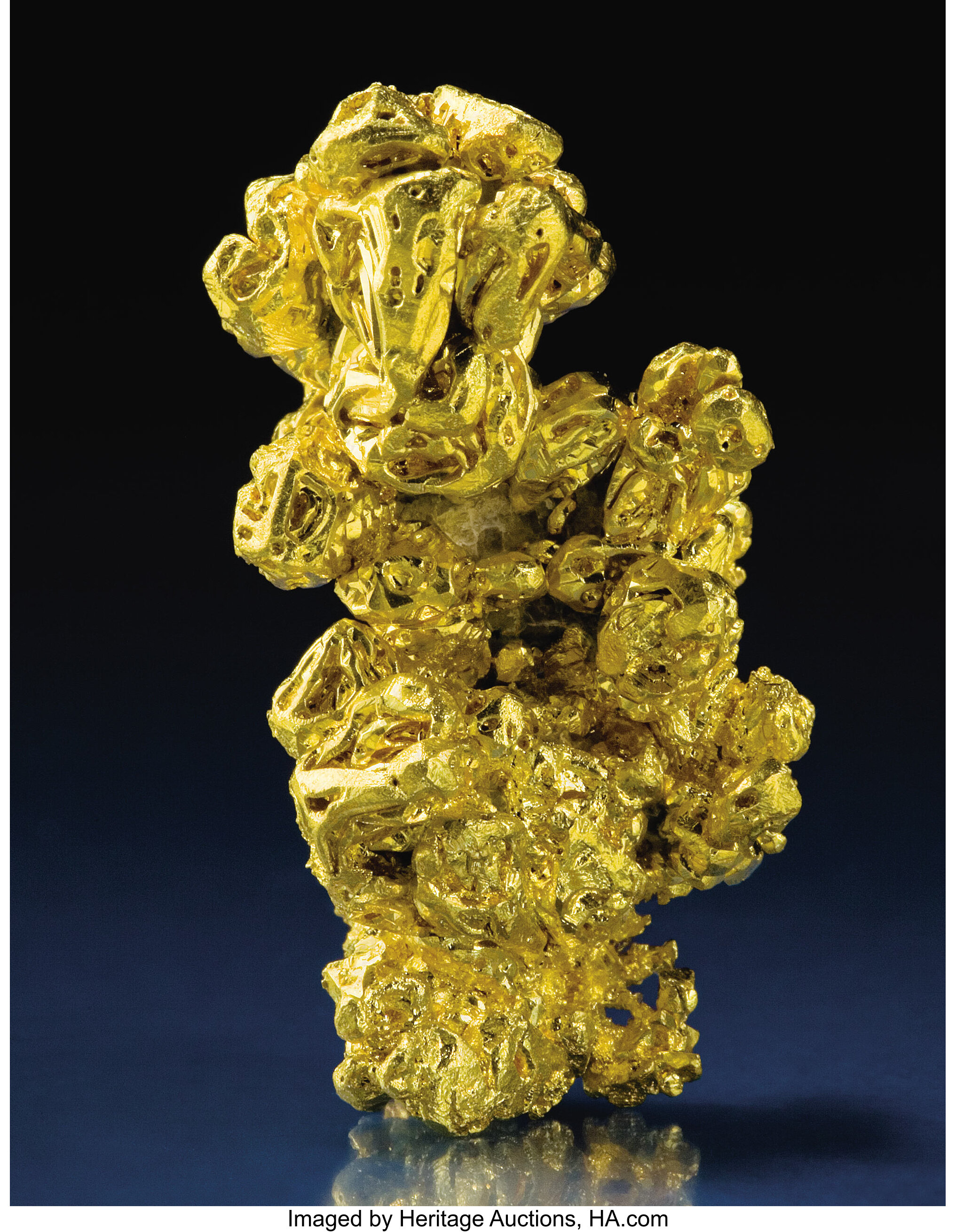 CALIFORNIAN CRYSTALLINE GOLD NUGGET. ... Minerals Golds | Lot #48209 ...