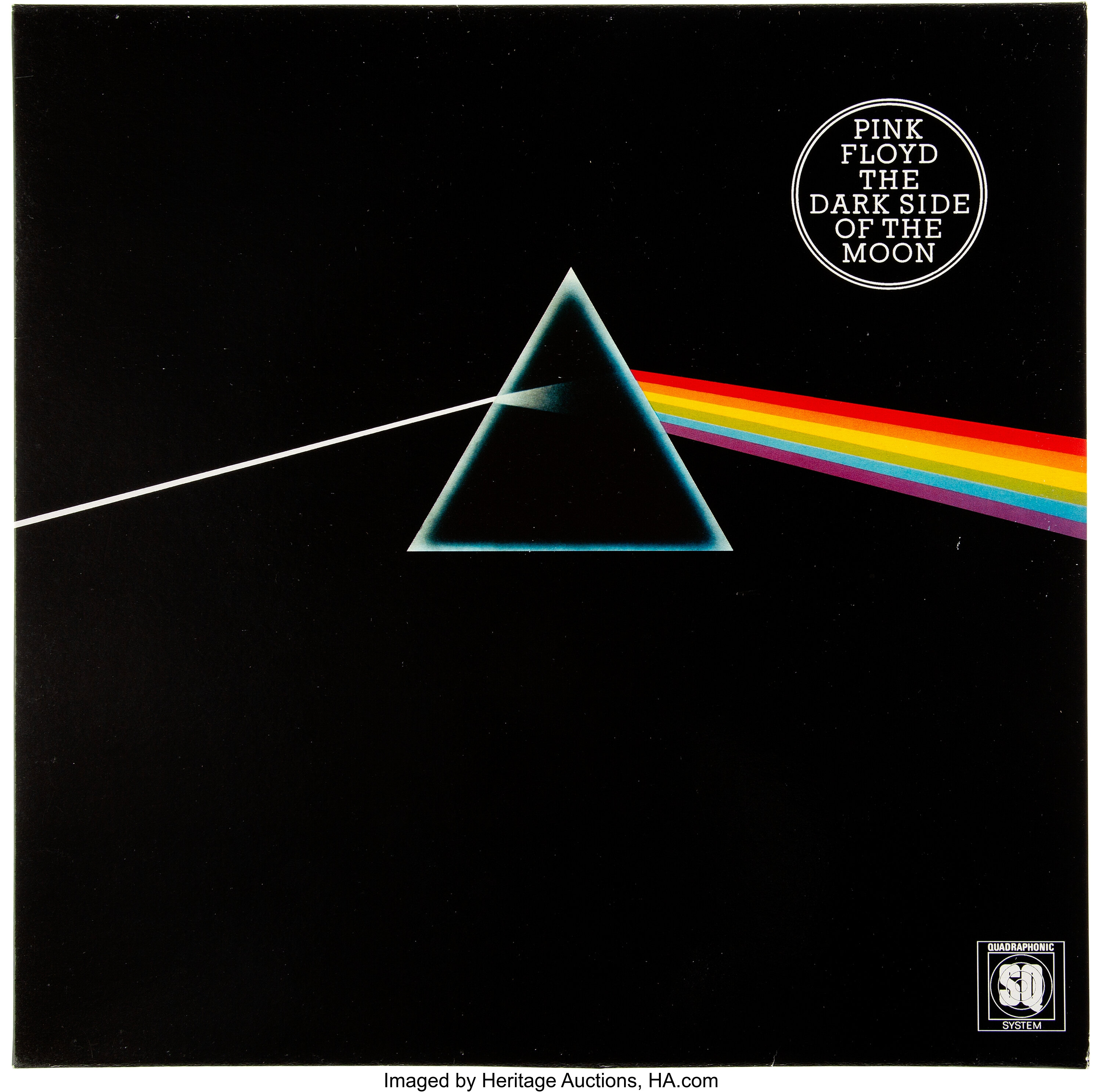 Pink Floyd The Dark Side Of The Moon Pink Vinyl Quadrophonic | Lot ...