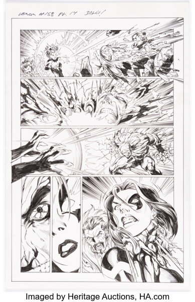 Original Comic Art:Story Page, Mark Bagley and John Dell Venom #158 Story Page 14 Original Art (Marvel, 2018)....