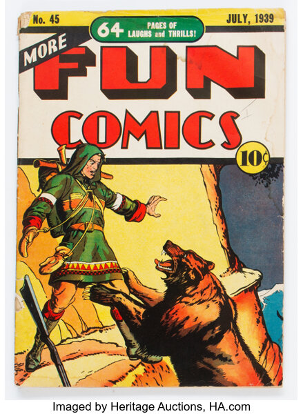 Golden Age (1938-1955):Superhero, More Fun Comics #45 (DC, 1939) Condition: GD+....