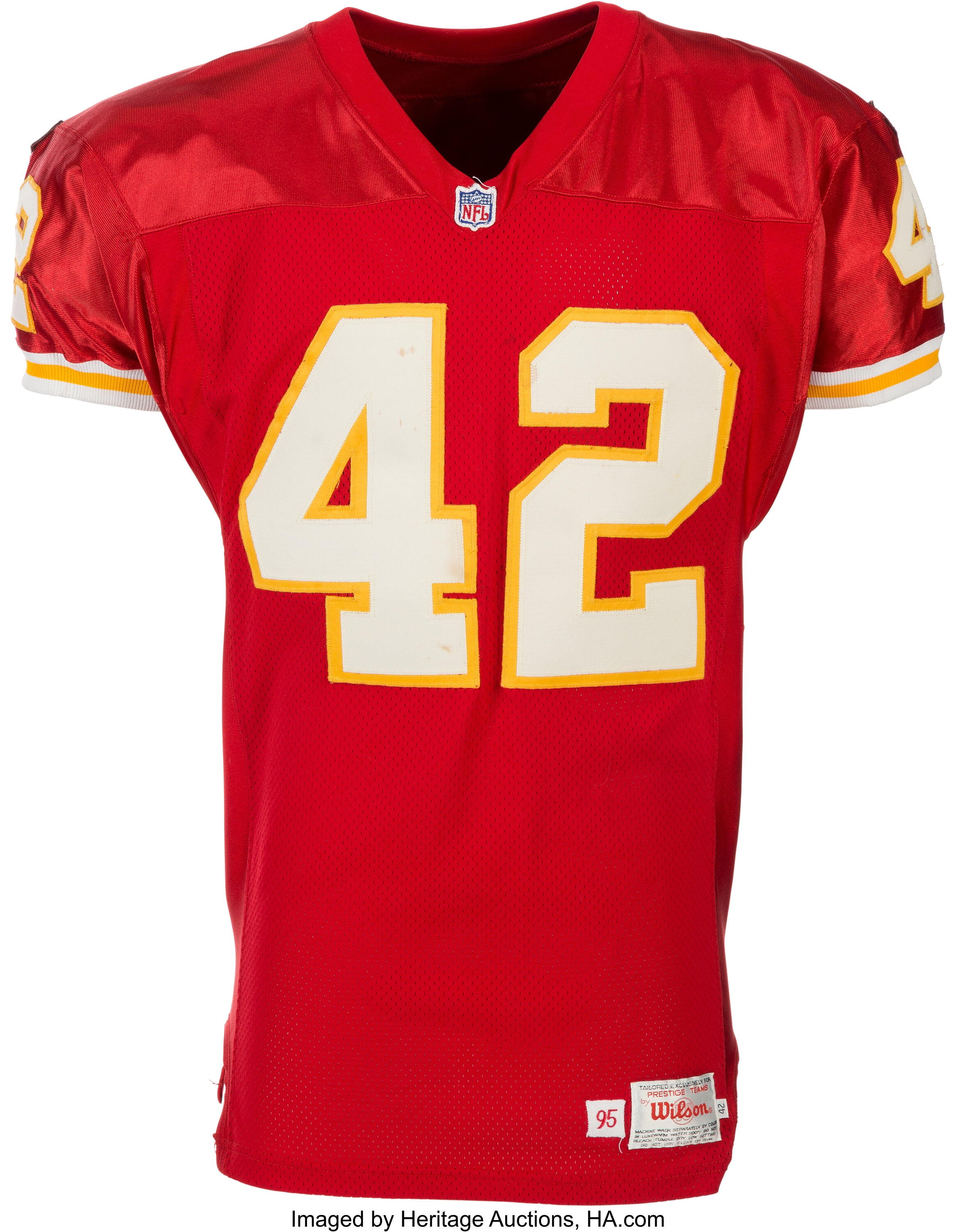 1995 Ronnie Lott Pre-Season Worn Kansas City Chiefs Jersey from The ...