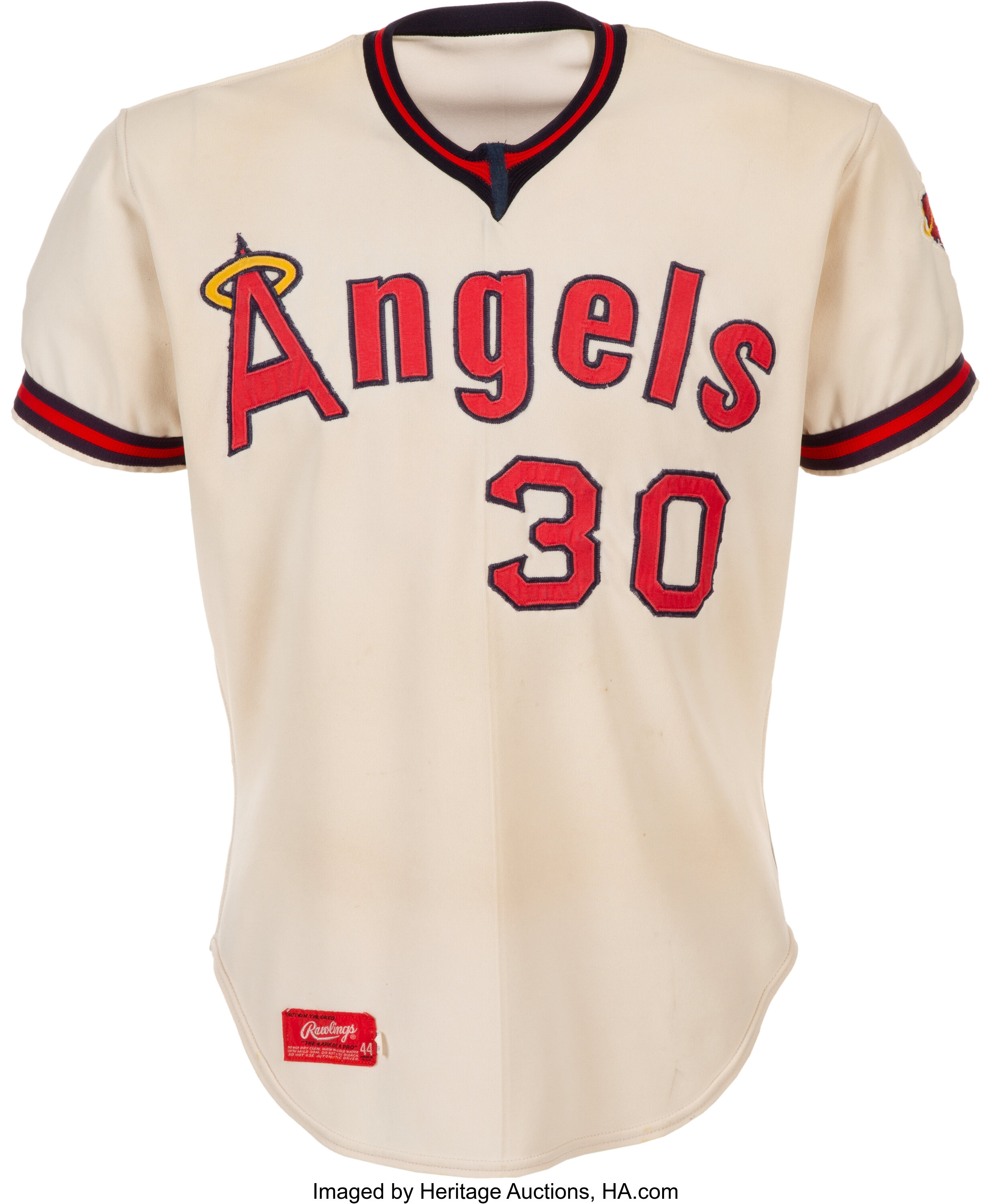 1973 Nolan Ryan Game Worn California Angels Jersey -- Photo | Lot ...