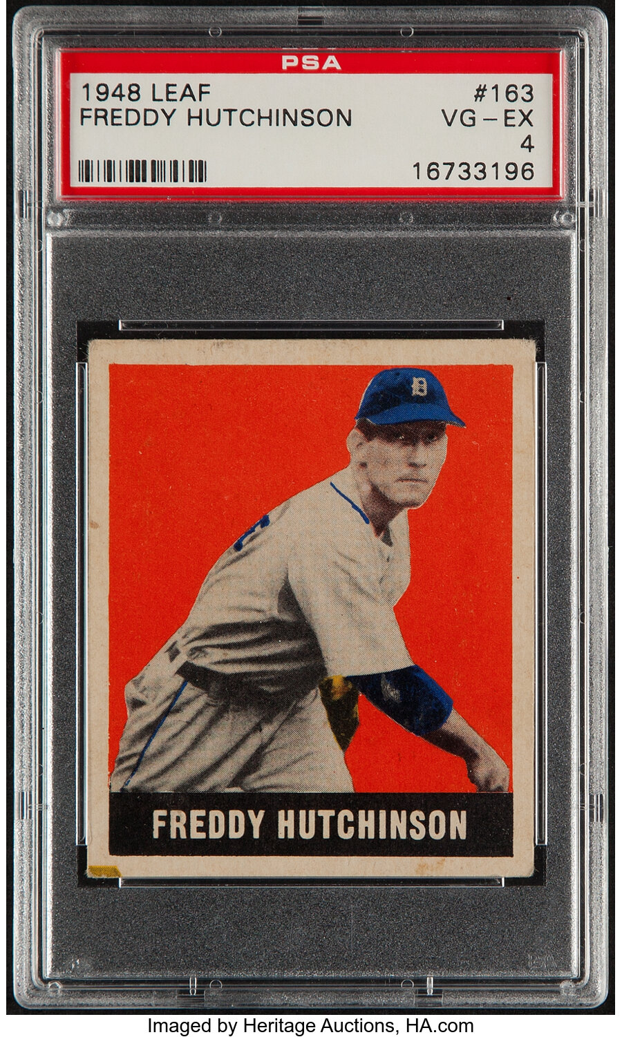 1948 Leaf Freddy Hutchinson #163 PSA VG-EX 4