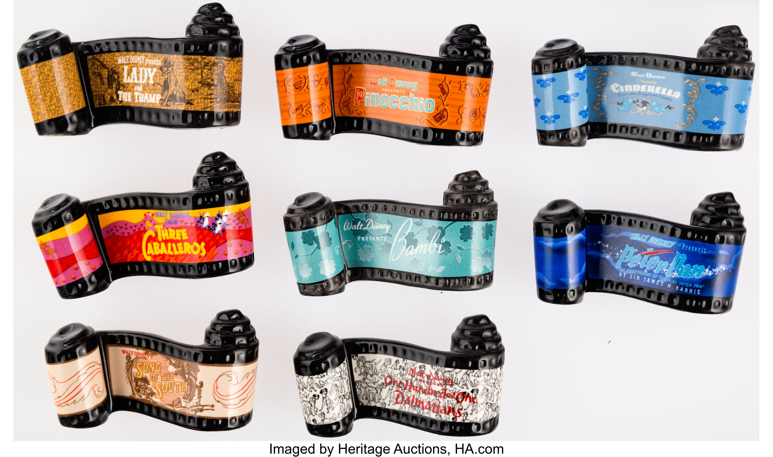 Disney Classics Collection Opening Title Scroll Sculpture Group of ...