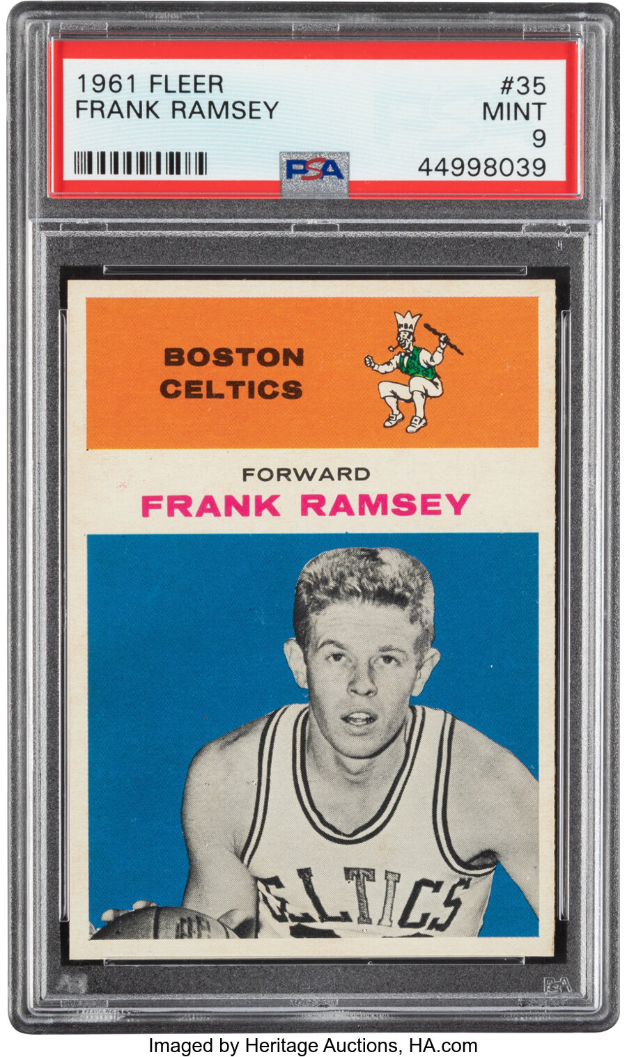 1961 Fleer Frank Ramsey #35 PSA Mint 9 - Only One Higher!