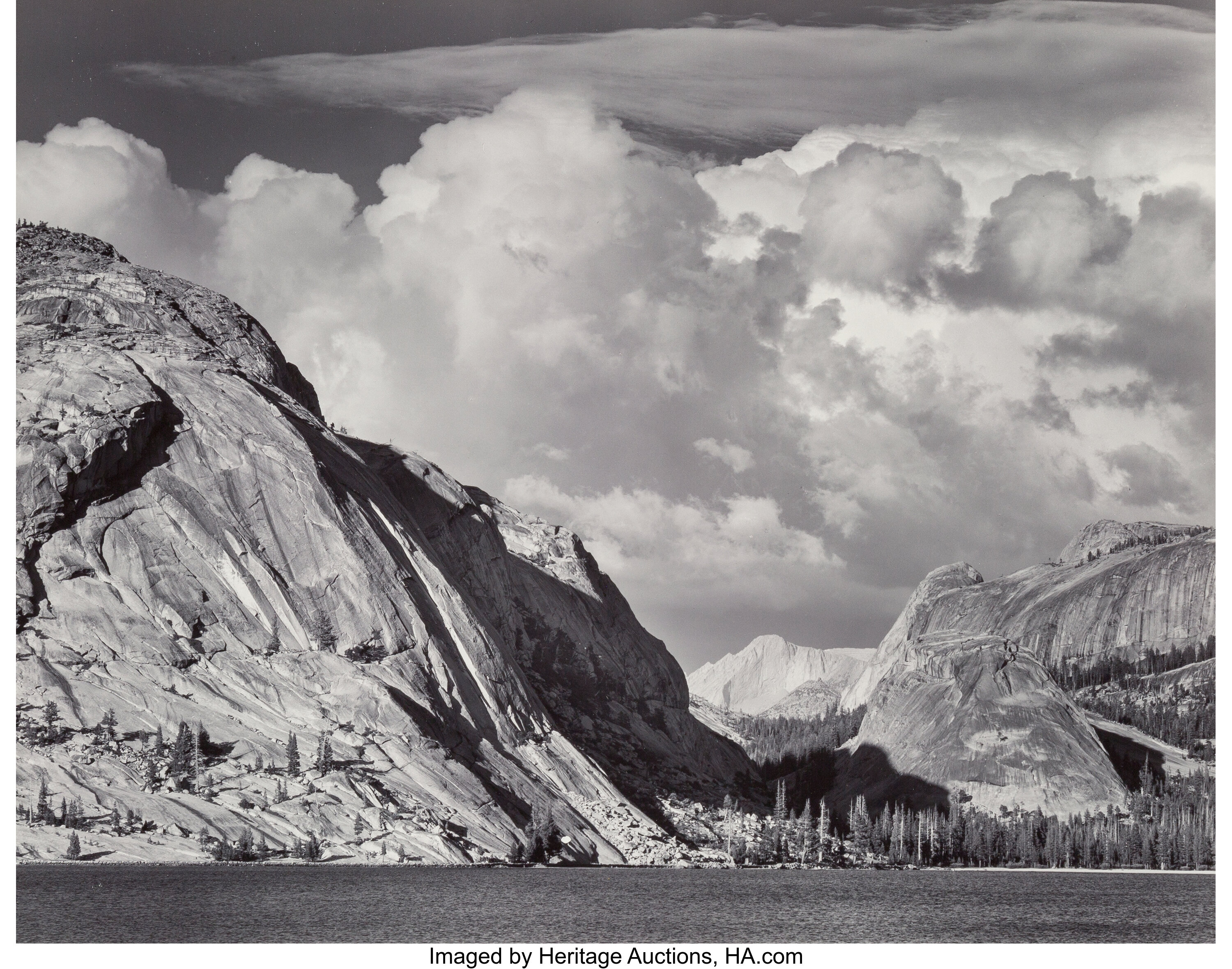 Ansel Adams (American, 1902-1984). Lake Tenaya, Yosemite National | Lot ...