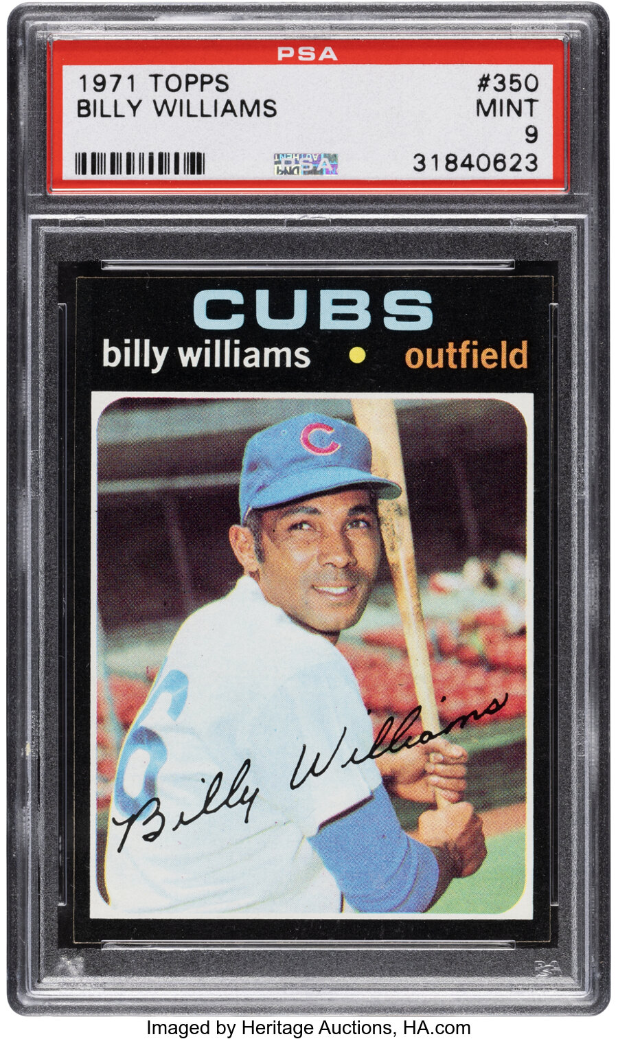 1971 Topps Billy Williams #350 PSA Mint 9 - None Higher!