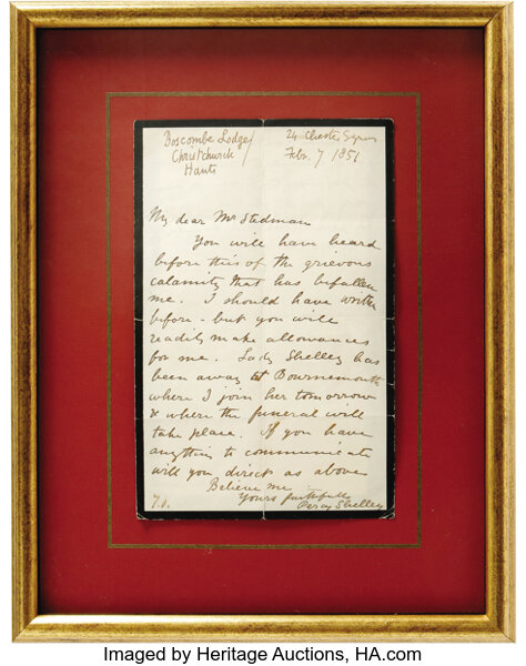 Florence Shelley Autograph no place, February | Lot #25580 | Heritage Auctions