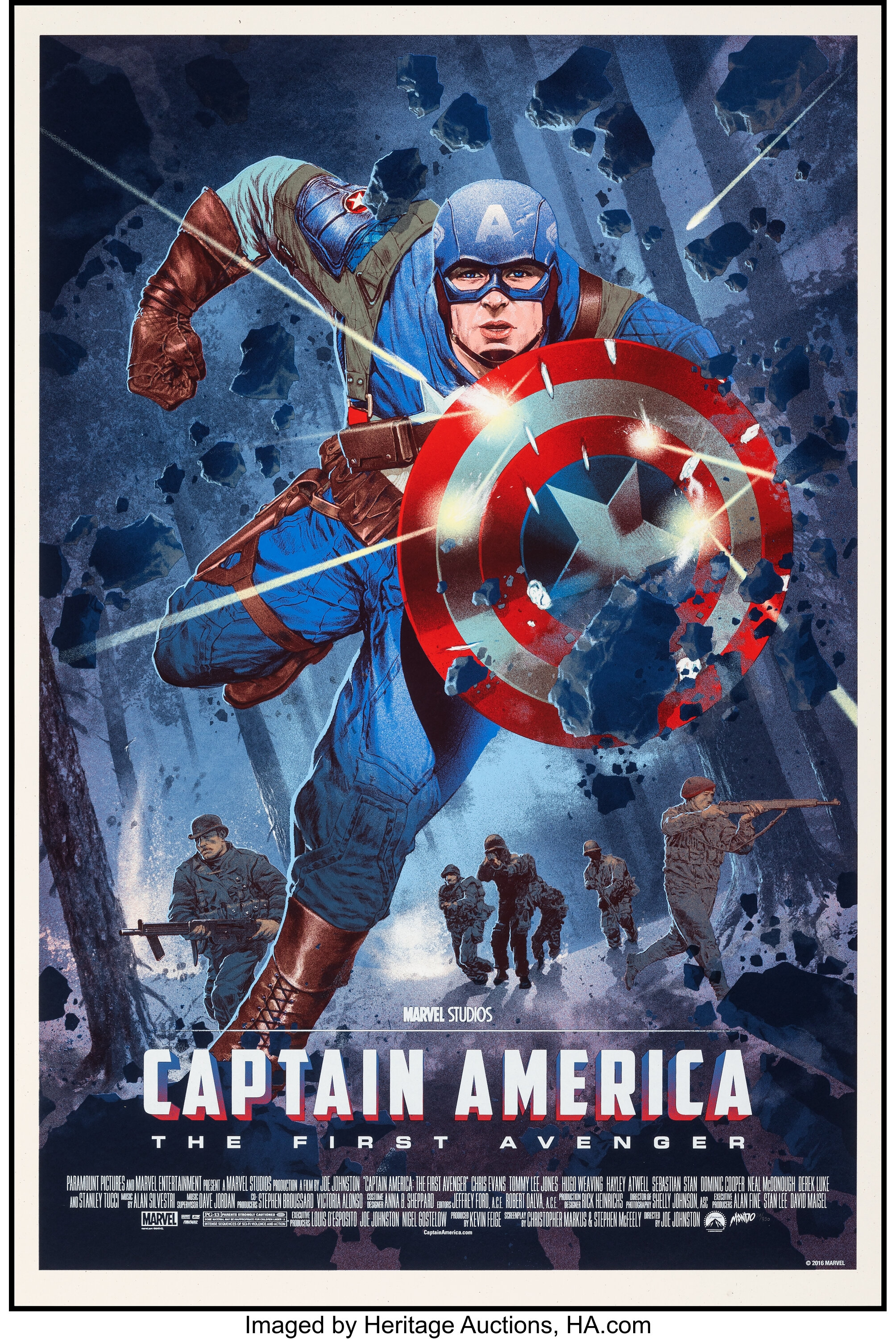 Captain America: The First Avenger, 110/350 by Stan & Vince (Mondo ...