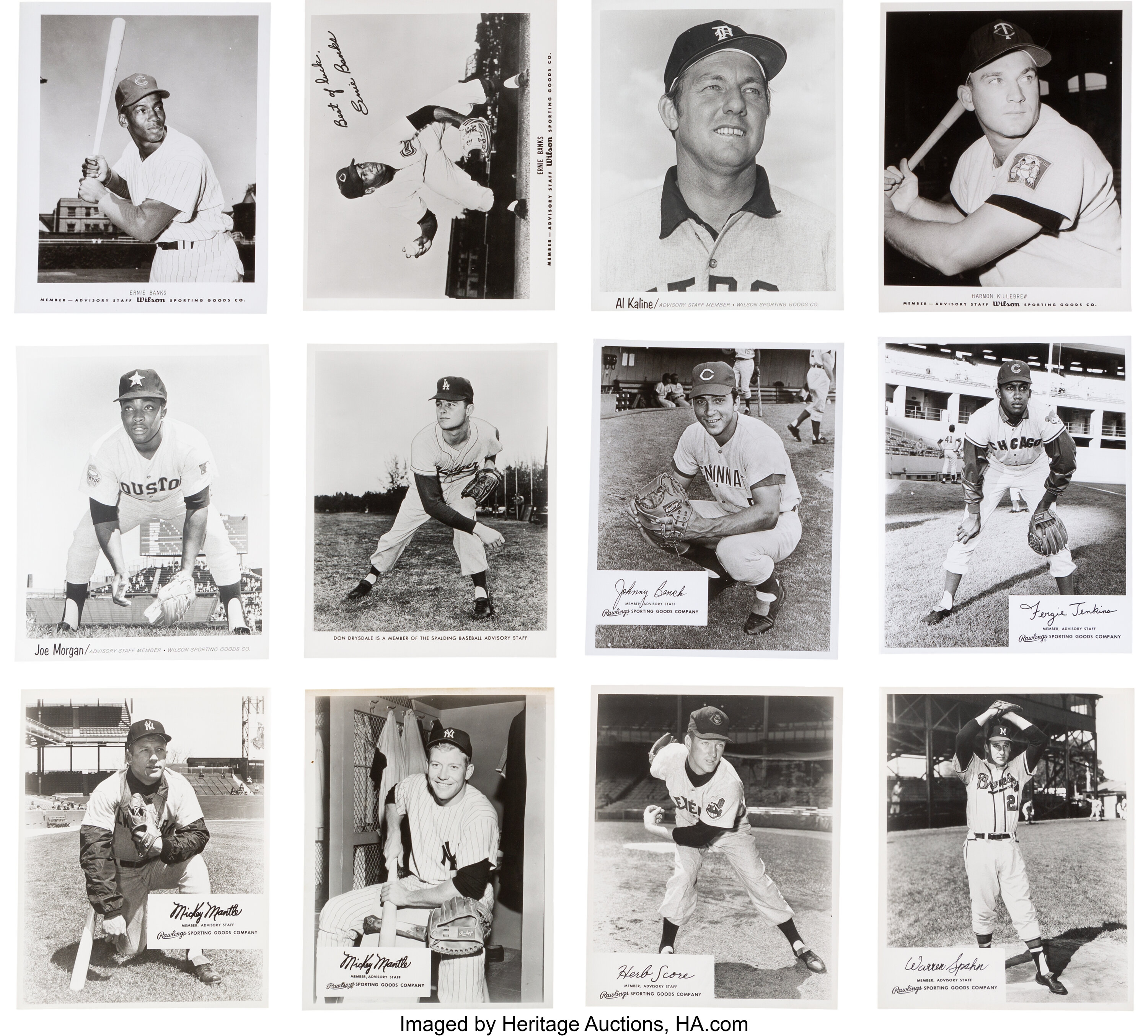 1950s - 1970s Spalding, MacGregor, Rawlings, & Wilson Advisory | Lot ...