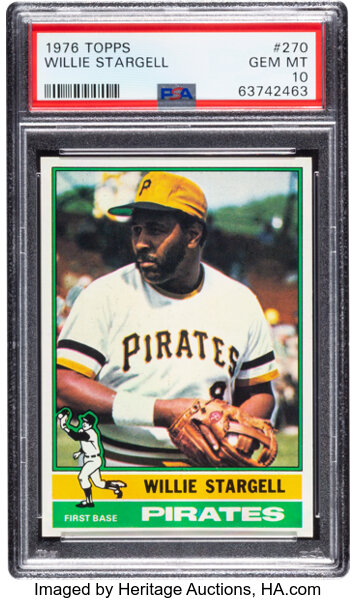1976 Topps Willie Stargell #270 PSA Gem Mint 10