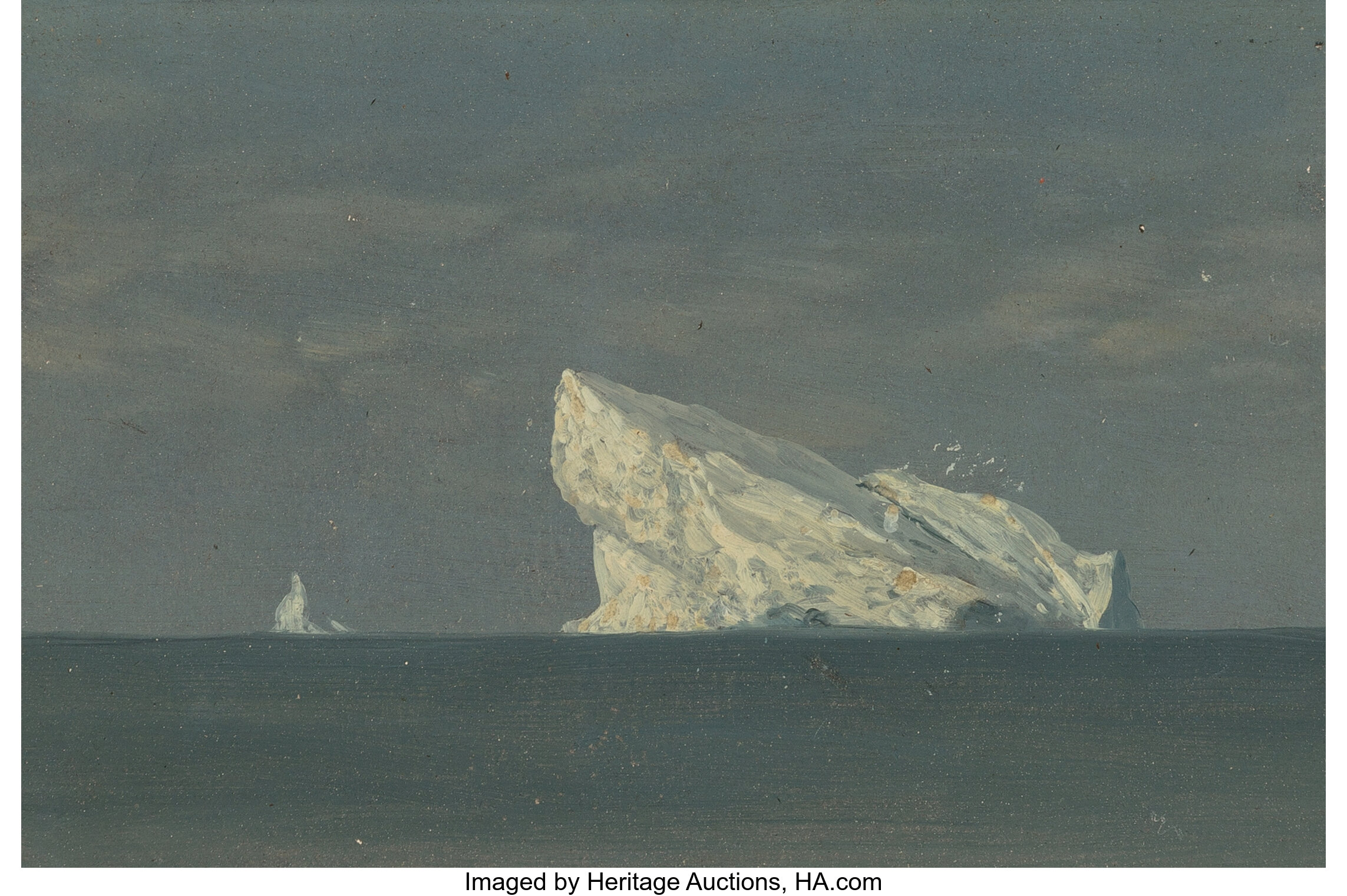 Albert Bierstadt (American, 1830-1902). Iceberg Study, circa 1883 ...