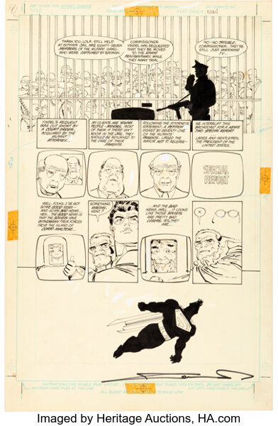 Original Comic Art:Story Page, Frank Miller and Klaus Janson The Dark Knight Returns, Chapter Four: The Dark Knight Falls Story Page 11 Original ...