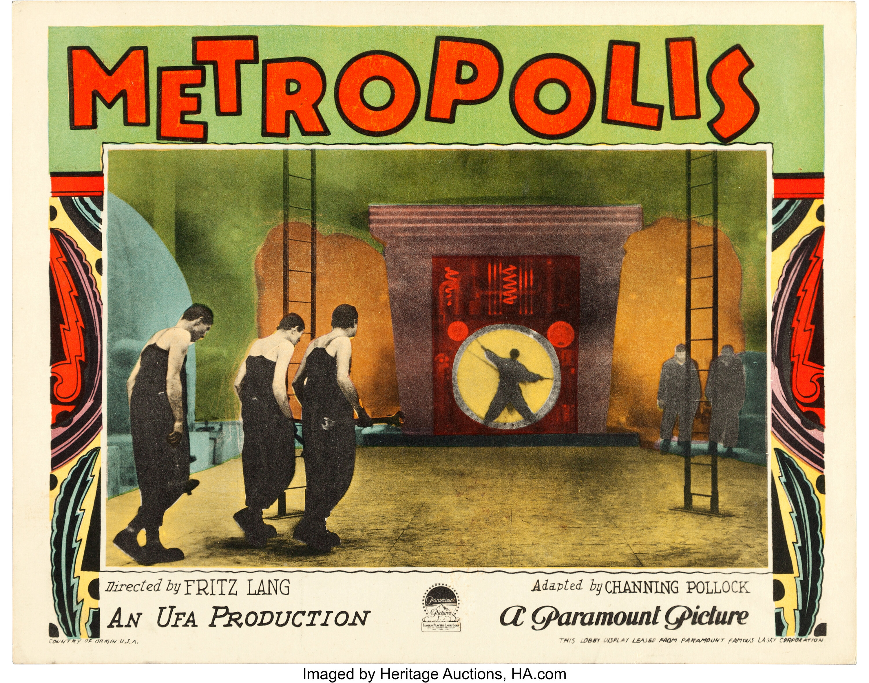 Metropolis (Paramount, 1927). Very Fine. Lobby Card (11