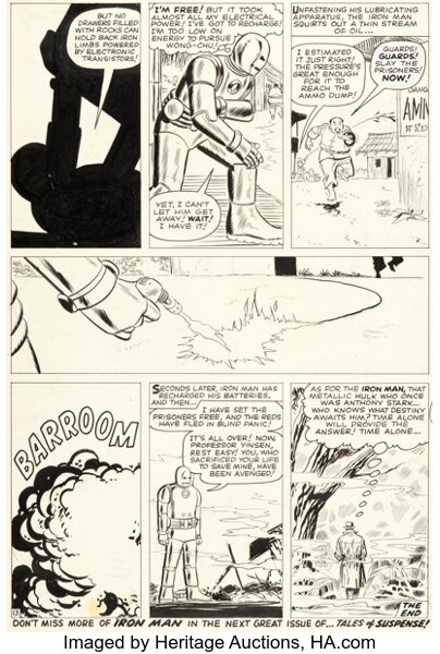 Original Comic Art:Story Page, Don Heck Tales of Suspense
