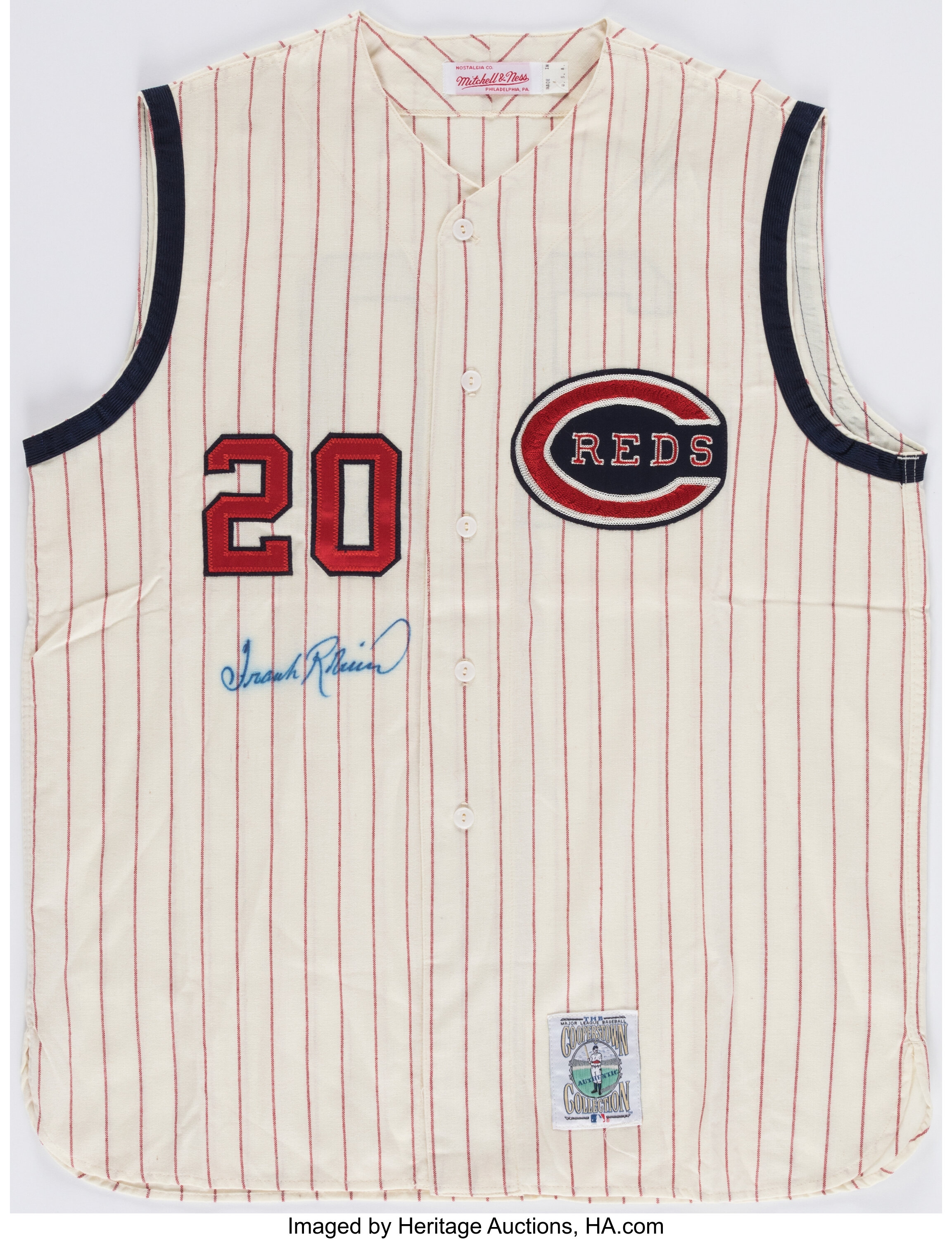 Frank Robinson Signed Cincinnati Reds Jersey. ... Baseball | Lot #44335 ...