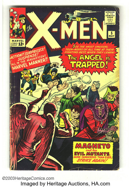 X Men 5 Marvel 1964 Condition Vg X Men Versus Magneto And Lot Heritage Auctions