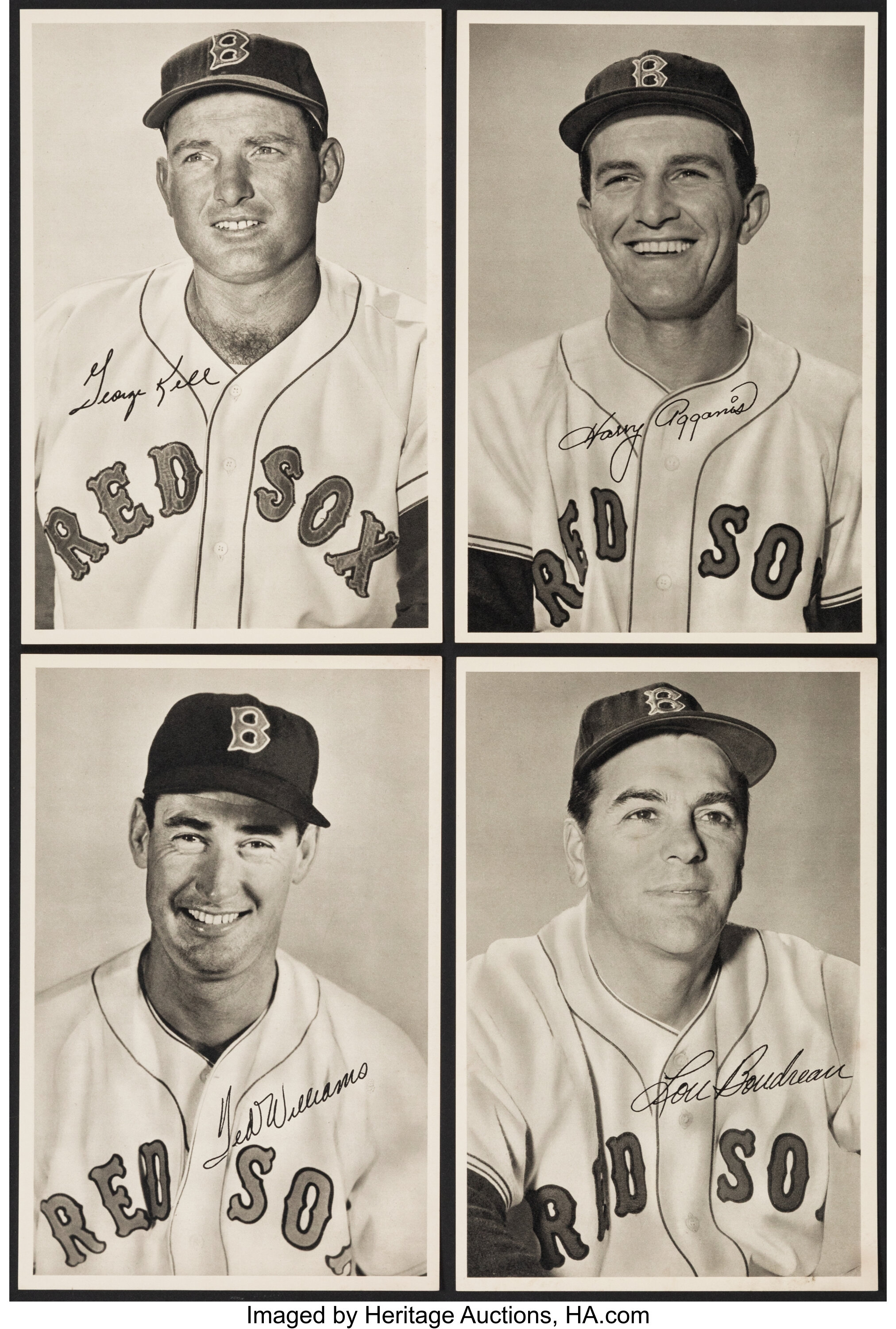 1954 Boston Red Sox Picture Pack, Lot of 29.... Baseball | Lot #45274 ...