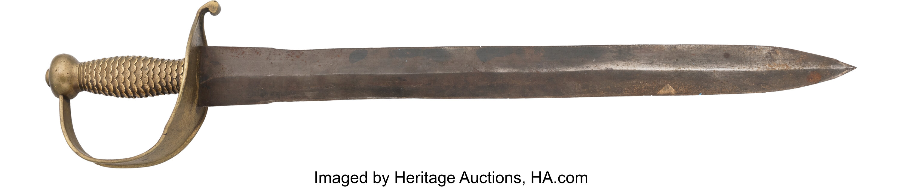 Confederate Naval Cutlass Made By Cook And Brother New Orleans Lot 40046 Heritage Auctions