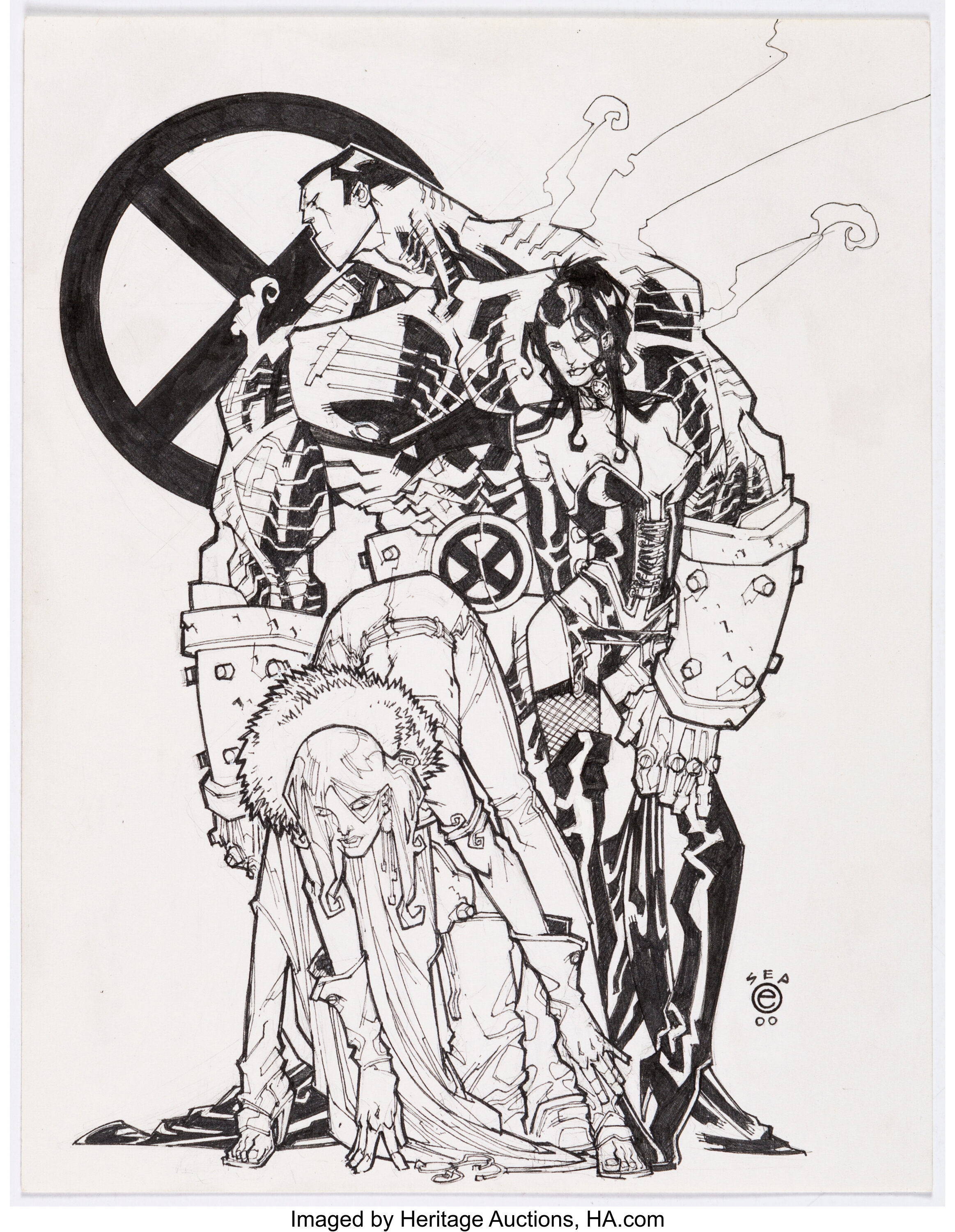 Eric Canete - X-Men Illustration Original Art (Publisher, 2000 ...