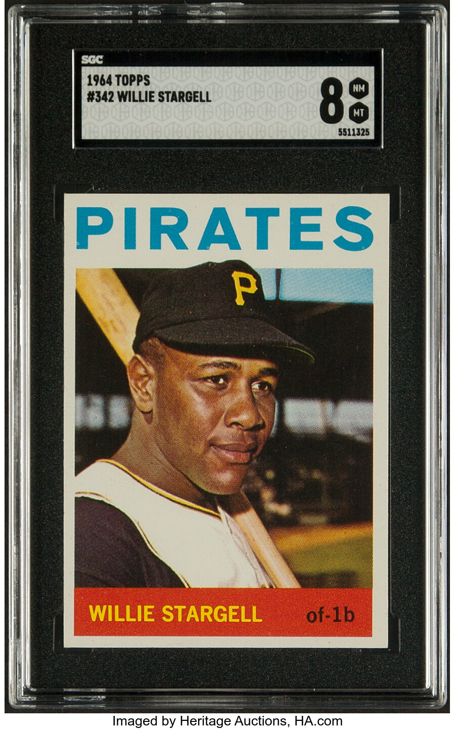 1964 Topps Willie Stargell #342 SGC NM/MT 8