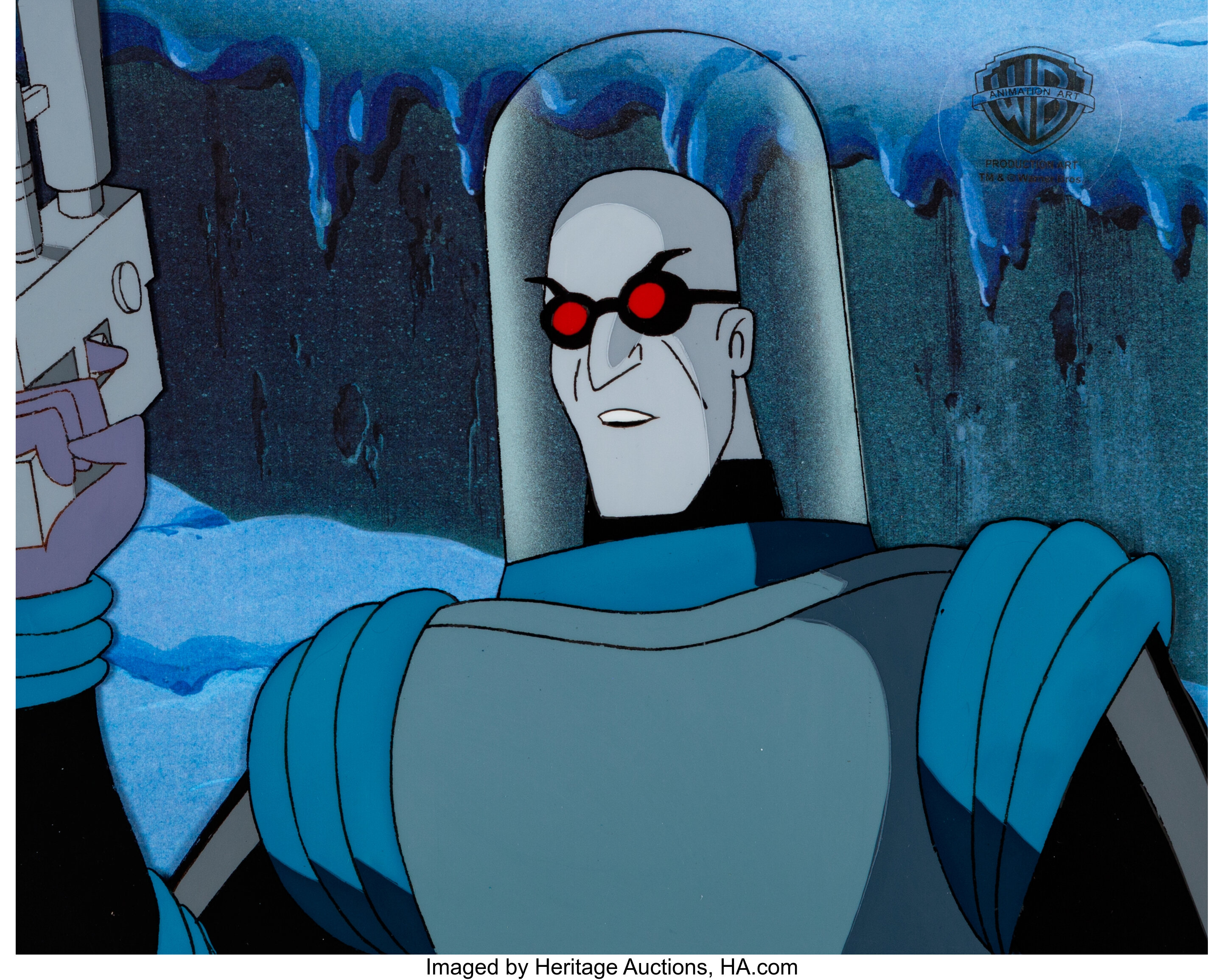 Batman: The Animated Series Mr. Freeze Production Cel (Warner | Lot ...