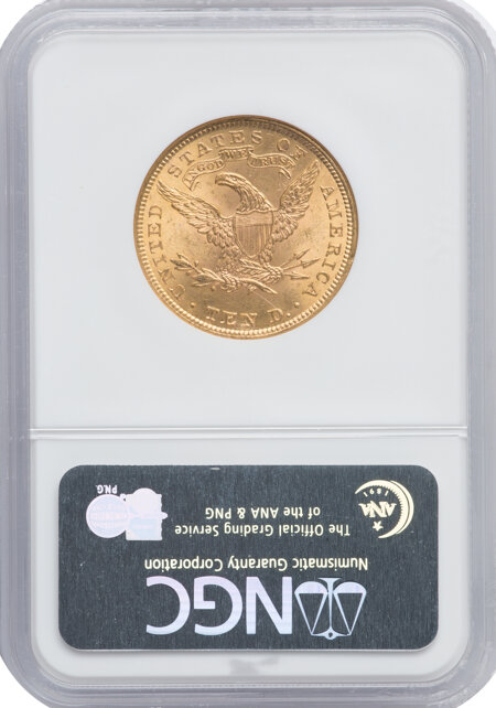 1901 $10 CAC 64 NGC