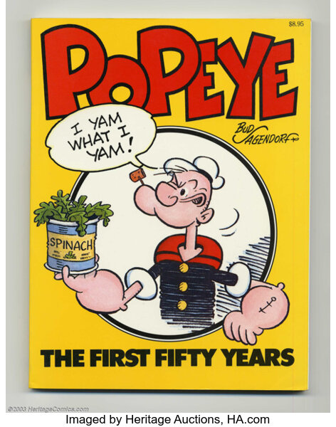 Popeye The First Fifty Years Softcover (Workman Publishing, 1979