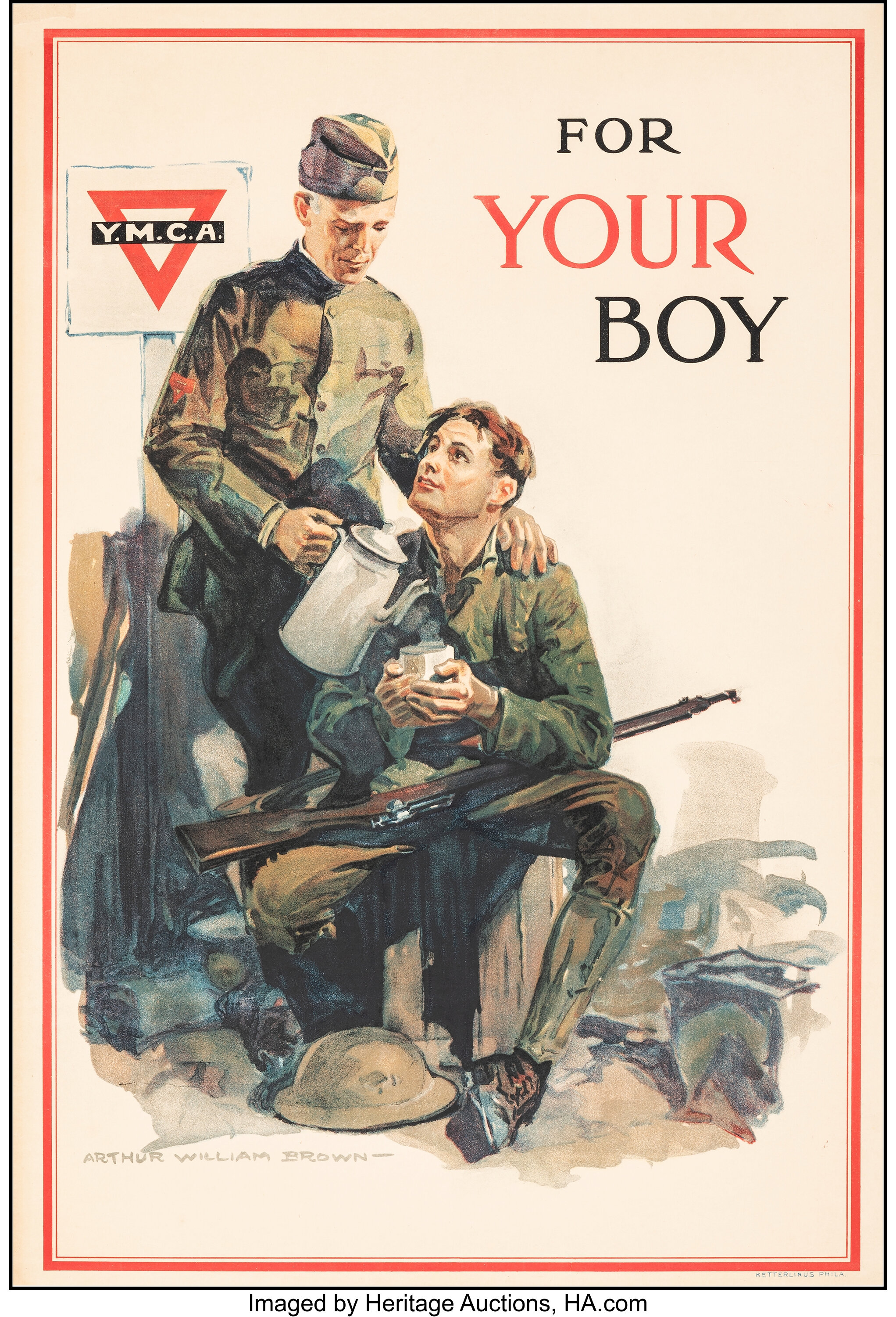 World War I Propaganda (Committee on Public Information, 1918). | Lot ...