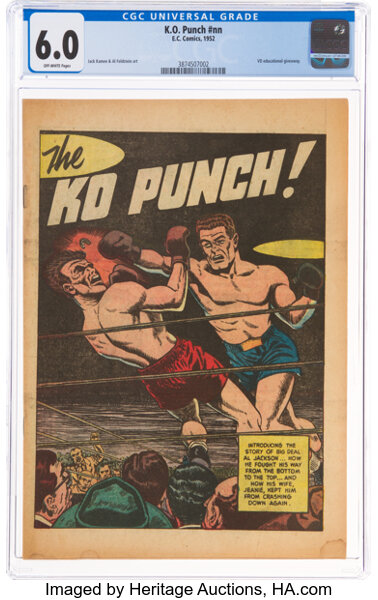 Golden Age (1938-1955):Miscellaneous, The K.O. Punch #nn (EC, 1952) CGC FN 6.0 Off-white pages....