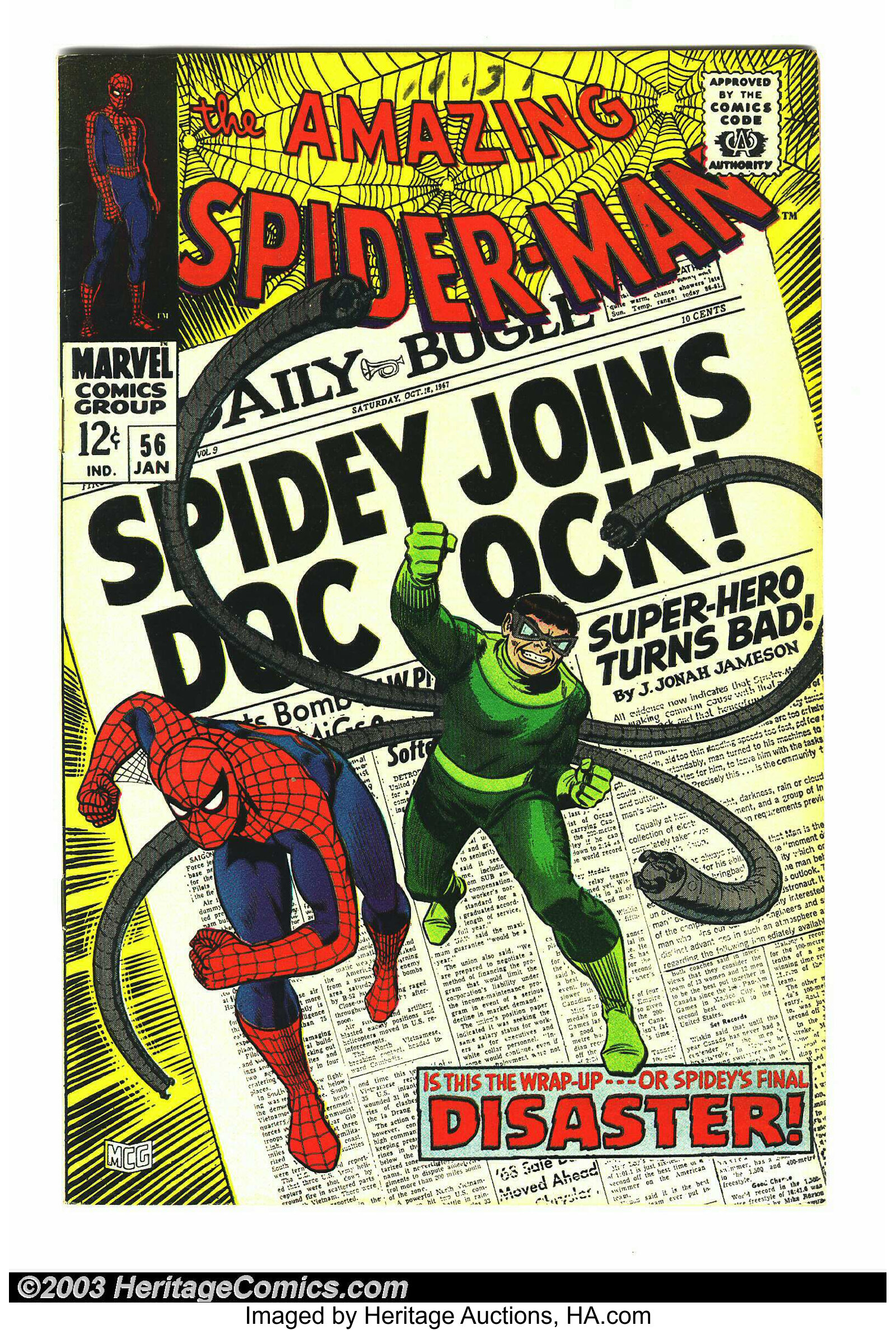 Amazing Spider-Man #56 (Marvel, 1968) Condition: VF. Dr. Octopus | Lot  #17071 | Heritage Auctions