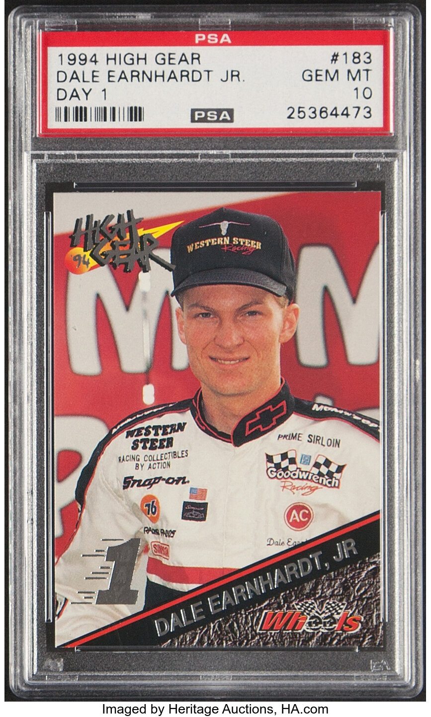 1994 High Gear Dale Earnhardt Jr. (Day 1) #183 PSA Gem Mint 10