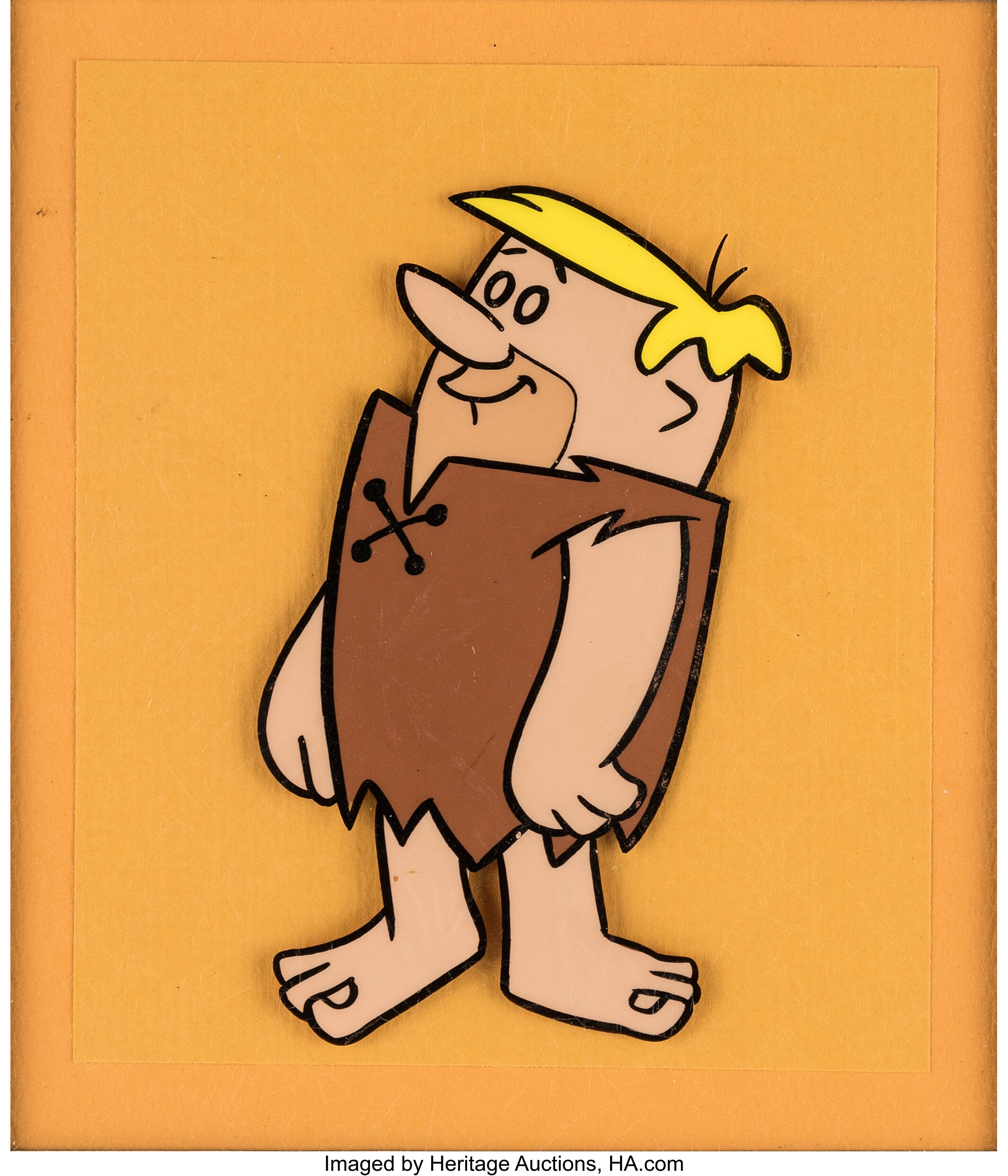 The Flintstones Barney Rubble Production Cel Hanna Barbera C Lotid 23005 Heritage Auctions