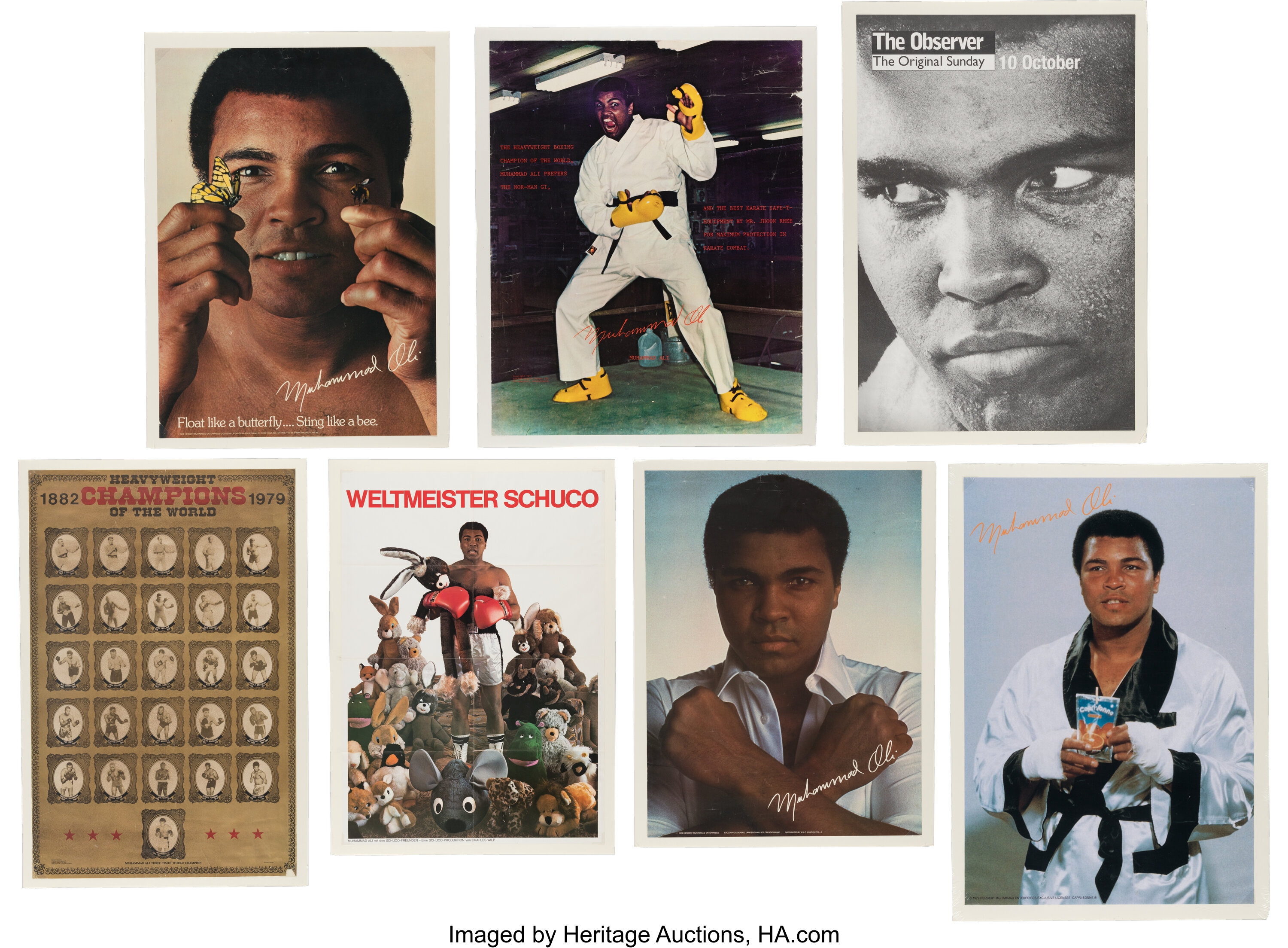 1975-79 Muhammad Ali Vintage Posters Lot of 7.... Boxing | Lot #54003 ...