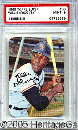 Sold at Auction: 1969 Topps Willie McCovey