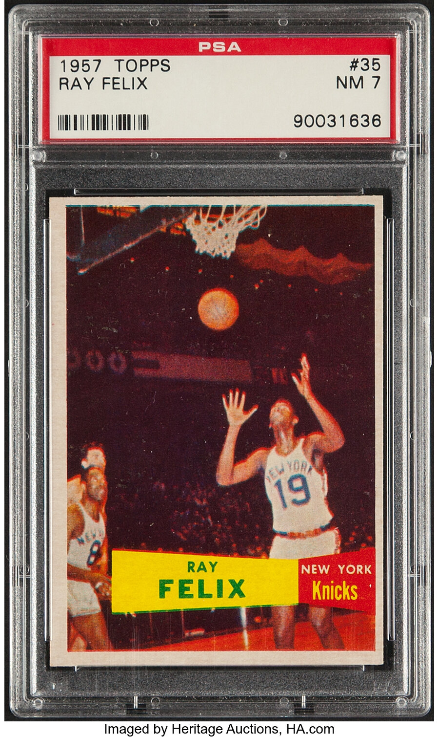 1957 Topps Ray Felix #35 PSA NM 7