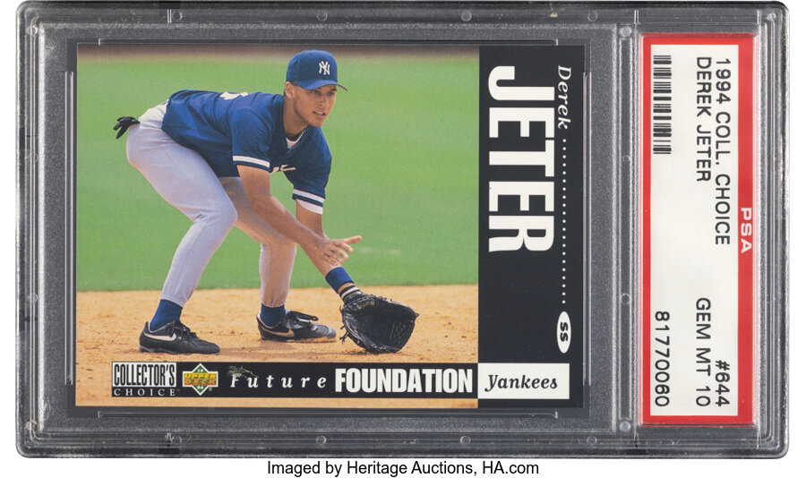 1994 Upper Deck Collector's Choice Derek Jeter #644 PSA Gem Mint 10