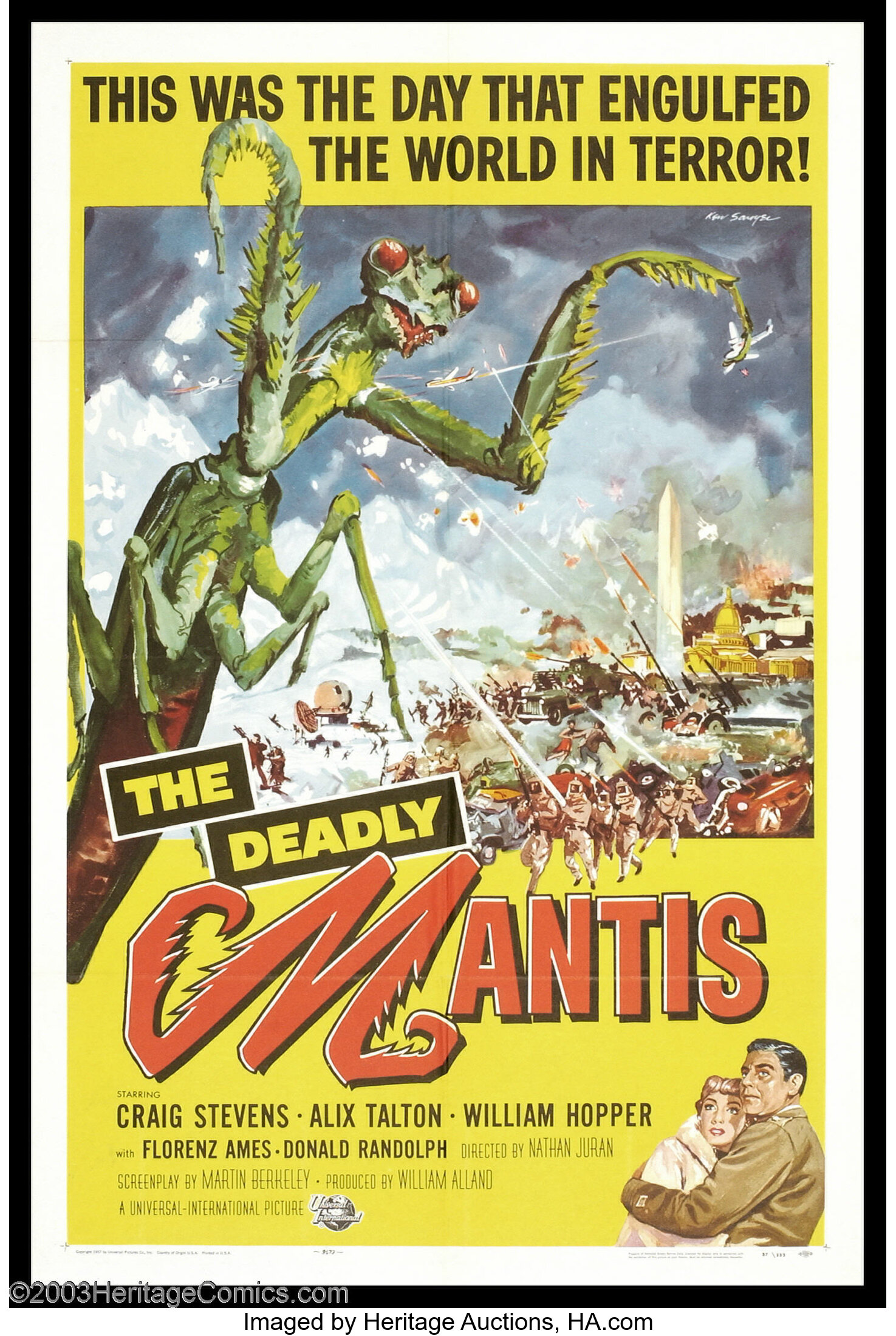 giant praying mantis movie