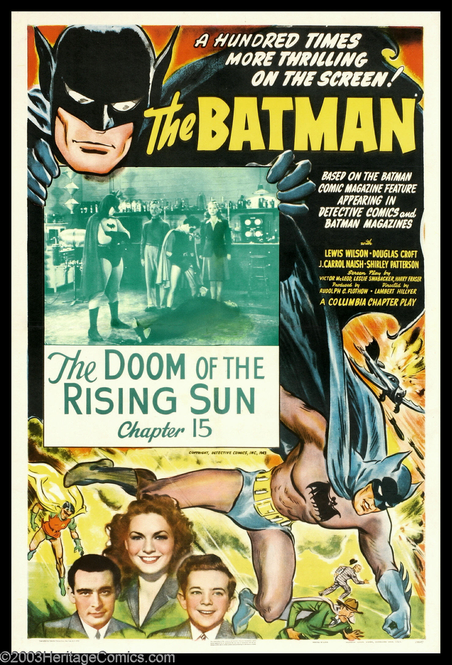 Batman, The (Columbia, 1943). One Sheet (27