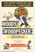 Woody Woodpecker Stock (Universal, 1950). One Sheet (27\