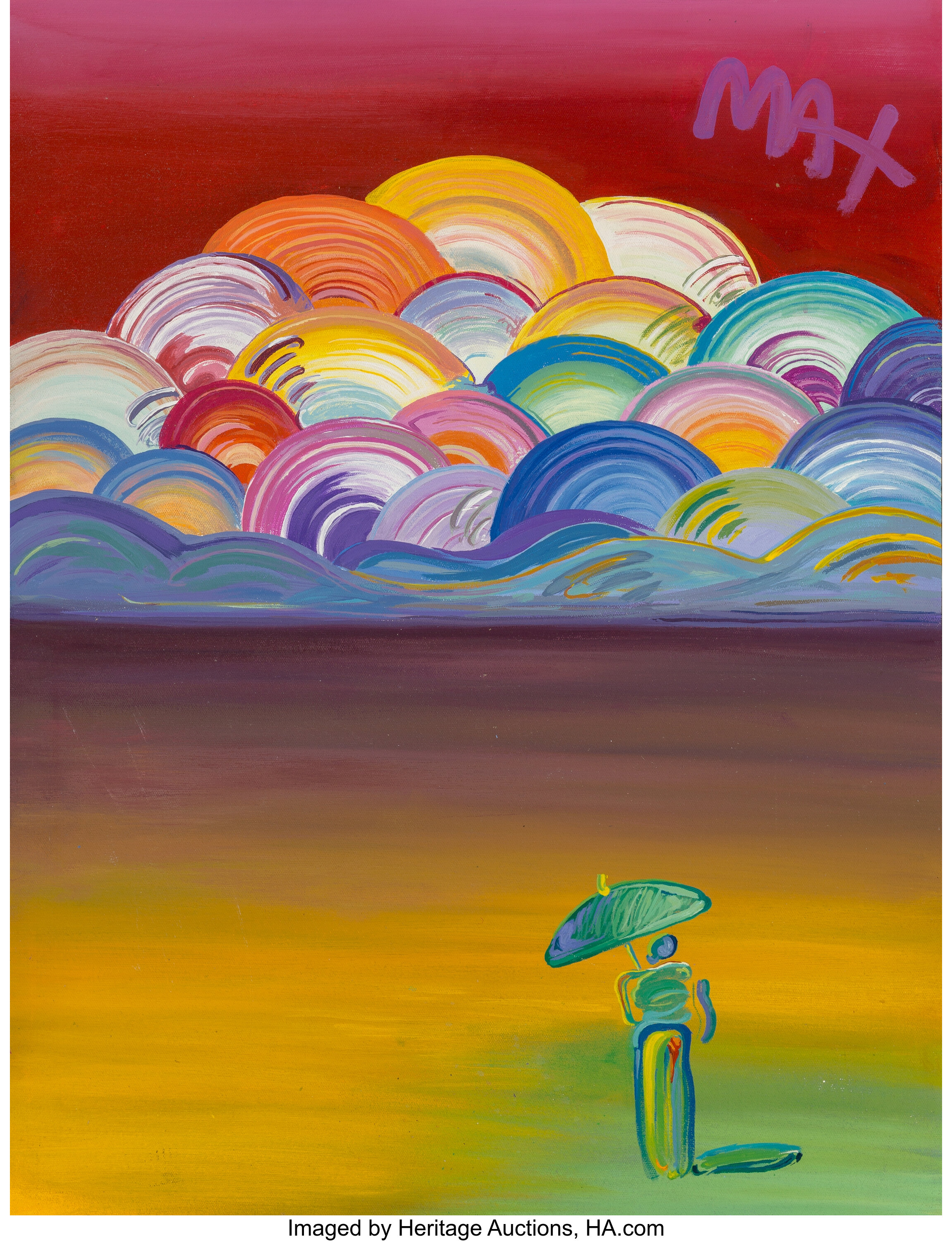 peter-max-american-b-1937-umbrella-man-with-rainbow-sky-oil-lot