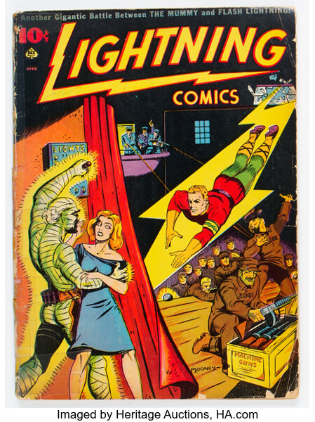 Golden Age (1938-1955):Superhero, Lightning Comics #6 (Ace, 1941) Condition: FR....