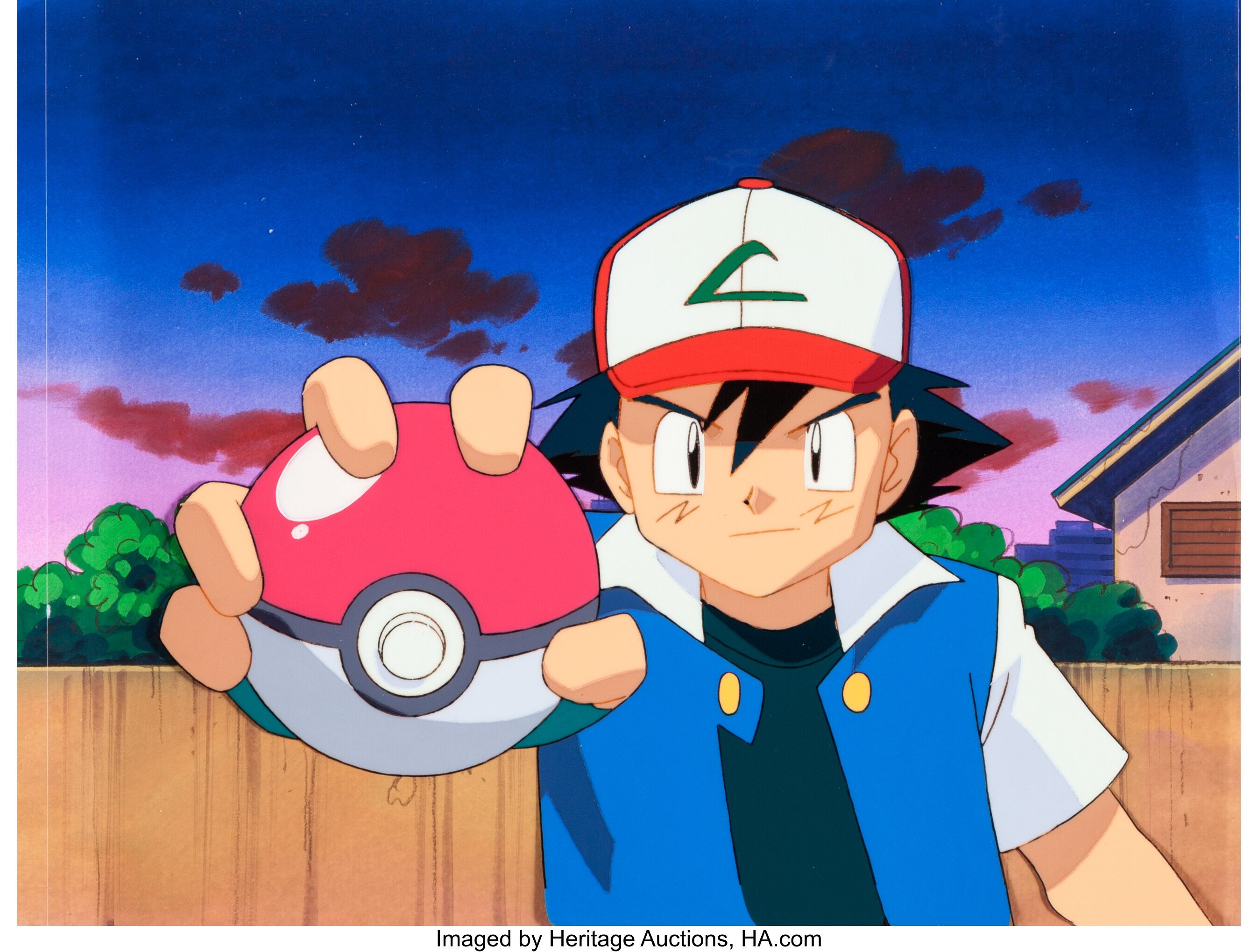 Pokémon: The First Movie Ash Ketchum Production Cel with | Lot #16103 ...