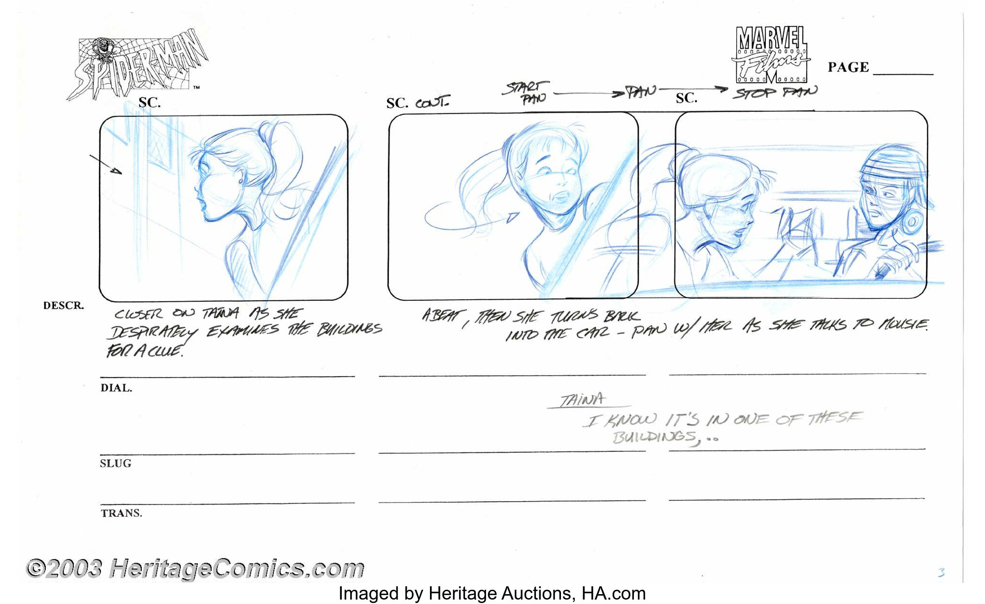 The Amazing Spider-Man 2, Storyboards Inc.