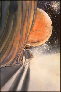 Jon J. Muth Moonshadow #1 Cover Painting Original Art (DC/Vertigo, 1994)