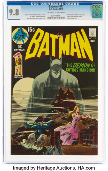 Bronze Age (1970-1979):Superhero, Batman #227 (DC, 1970) CGC NM/MT 9.8 Off-white to white pages....