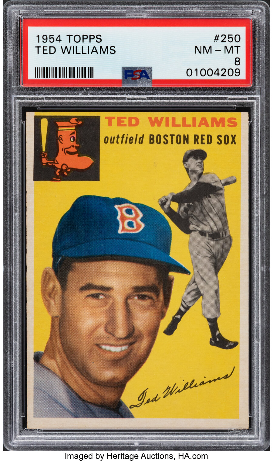 1954 Topps Ted Williams #250 PSA NM-MT 8