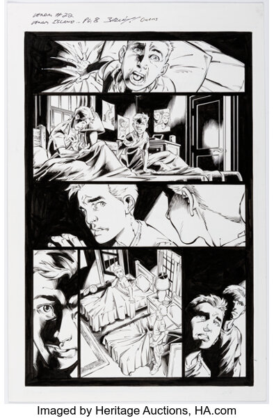 Original Comic Art:Story Page, Mark Bagley and Andy Owens Venom #22 (187) Story Page 8 Original Art (Marvel, 2020)....