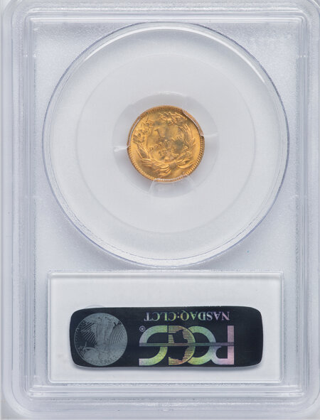 1873 G$1 OPEN 3, MS 63 PCGS