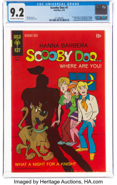 Bronze Age (1970-1979):Cartoon Character, Scooby Doo #1 (Gold Key, 1970) CGC NM- 9.2 Off-white to white pages....